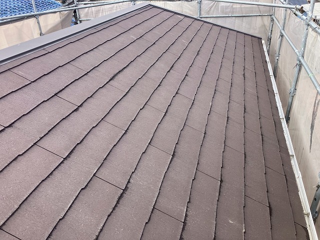 点検を行ったスレート屋根